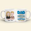 Dad Thanks For Raising Me Well Personalized White Mug - 02natn060523hh