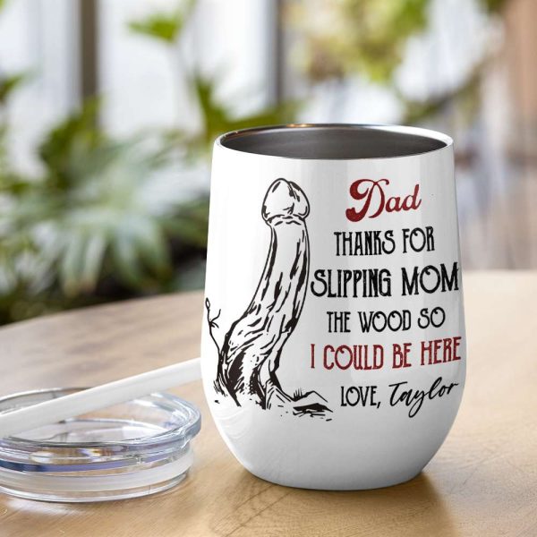 Dad, Thanks For Slipping Mom, Gift For Dad, Persozalized Mug, Father's Day Gift