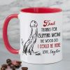 Dad, Thanks For Slipping Mom, Gift For Dad, Persozalized Mug, Father's Day Gift