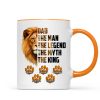 Dad The Man The Legend The Myth The King Personalized Mug, Father's Day Gift for Dad