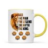 Dad The Man The Legend The Myth The King Personalized Mug, Father's Day Gift for Dad