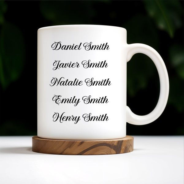 Dad The Man The Myth The Legend Custom Mug - Personalized Custom Coffee Mug - DAD024_MG Dad The Man The Myth The Legend Custom Mug - Personalized Custom Coffee Mug - DAD024_MG