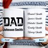 Dad The Man The Myth The Legend Custom Mug - Personalized Custom Coffee Mug - DAD024_MG Dad The Man The Myth The Legend Custom Mug - Personalized Custom Coffee Mug - DAD024_MG