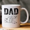 Dad The Man The Myth The Legend Fist Bump - Personalized Mug Dad The Man The Myth The Legend Fist Bump - Personalized Mug
