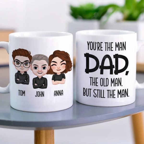 Dad The Old Man But Still The Man Personalized Dad Coffee Mug Gift For Dad Dad The Old Man But Still The Man Personalized Dad Coffee Mug Gift For Dad