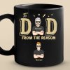 Dad, We Are Awesome, Thank You - Family Personalized Custom Black Mug - Father's Day, Gift For Dad, Grandpa Dad, We Are Awesome, Thank You - Family Personalized Custom Black Mug - Father's Day, Gift For Dad, Grandpa