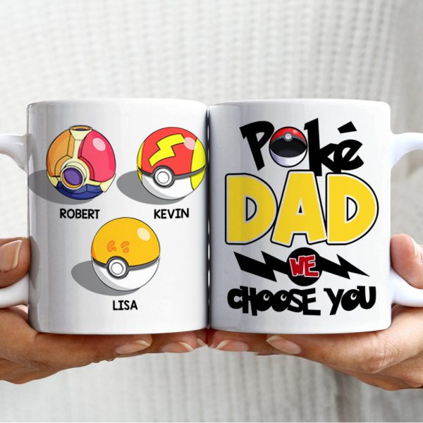 Dad We Choose You Personalized Mug, Gift For Dad-10OHDT290523 Dad We Choose You Personalized Mug, Gift For Dad-10OHDT290523