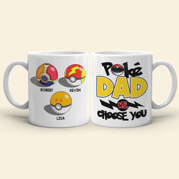 Dad We Choose You Personalized Mug, Gift For Dad-10OHDT290523 Dad We Choose You Personalized Mug, Gift For Dad-10OHDT290523