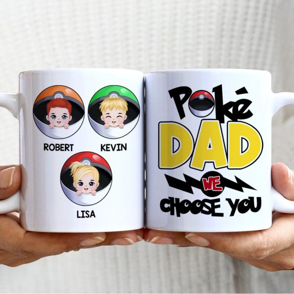 Dad We Choose You Personalized Mug, Gift For Father's Day-4OHDT220523 Dad We Choose You Personalized Mug, Gift For Father's Day-4OHDT220523