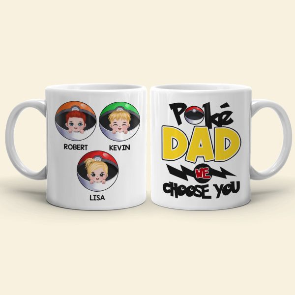 Dad We Choose You Personalized Mug, Gift For Father's Day-4OHDT220523 Dad We Choose You Personalized Mug, Gift For Father's Day-4OHDT220523