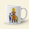 Dad, We Love You Over 9000, Personalized Mug, Gift For Dad, 04hupo010623hh Dad, We Love You Over 9000, Personalized Mug, Gift For Dad, 04hupo010623hh