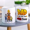Dad, We Love You Over 9000, Personalized Mug, Gift For Dad, 04hupo010623hh Dad, We Love You Over 9000, Personalized Mug, Gift For Dad, 04hupo010623hh