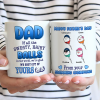 Dad We're Glad We Shot Out Of Yours - Personalized Mug Dad We're Glad We Shot Out Of Yours - Personalized Mug