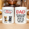Dad You Work Hard And Raise Me Well - Personalized Mug Dad You Work Hard And Raise Me Well - Personalized Mug