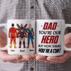 Dad You're Our Hero Personalized Mug 04DNHN240523TM Dad You're Our Hero Personalized Mug 04DNHN240523TM