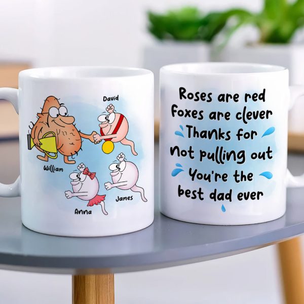Dad You're The Best Dad Ever Personalized Coffee Mug Dad You're The Best Dad Ever Personalized Coffee Mug