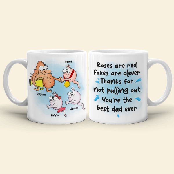 Dad You're The Best Dad Ever Personalized Coffee Mug Dad You're The Best Dad Ever Personalized Coffee Mug