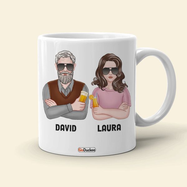 Dad You're The Man The Old Man But Still The Man, Personalized White Mug, Funny Father's Day Gifts Dad You're The Man The Old Man But Still The Man, Personalized White Mug, Funny Father's Day Gifts