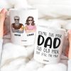 Dad You're The Man The Old Man But Still The Man, Personalized White Mug, Funny Father's Day Gifts Dad You're The Man The Old Man But Still The Man, Personalized White Mug, Funny Father's Day Gifts