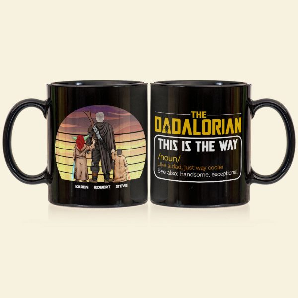 Dadalorian Personalized Coffee Mug 03DNPO090523HH Dadalorian Personalized Coffee Mug 03DNPO090523HH