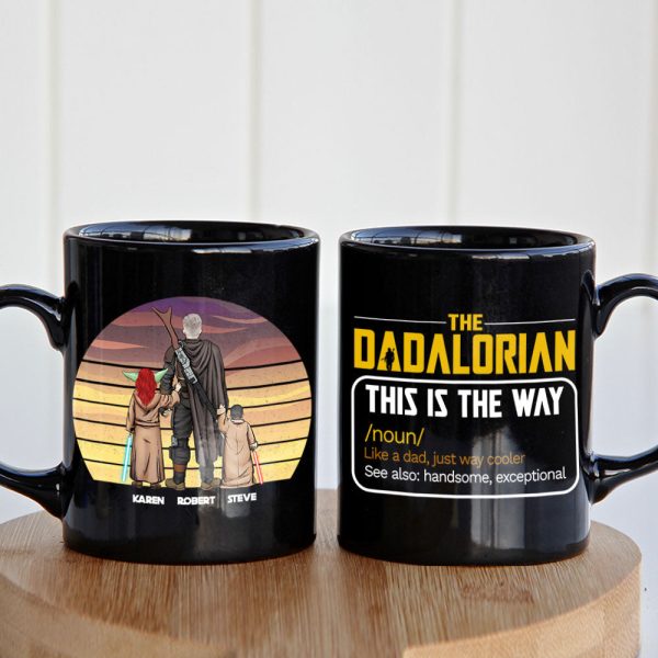 Dadalorian Personalized Coffee Mug 03DNPO090523HH Dadalorian Personalized Coffee Mug 03DNPO090523HH