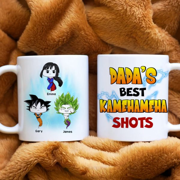 Dada's Best Shots, Gift For Dad, Personalized Mug, Funny Sperm Kids Mug 04TOHN140923HA Dada's Best Shots, Gift For Dad, Personalized Mug, Funny Sperm Kids Mug 04TOHN140923HA