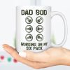 Daddy Bear Dad Bod Working On My Six Pack Personalized Custom Family Mug C322 Daddy Bear Dad Bod Working On My Six Pack Personalized Custom Family Mug C322