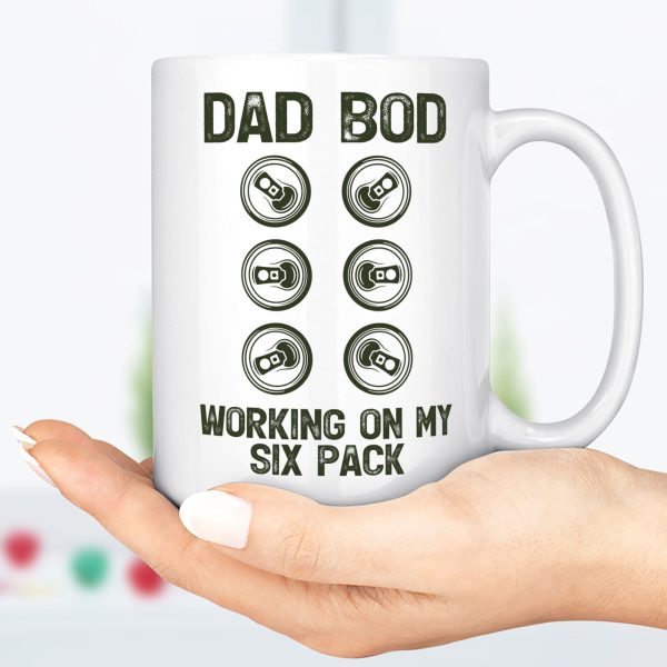 Daddy Bear Dad Bod Working On My Six Pack Personalized Custom Family Mug C322 Daddy Bear Dad Bod Working On My Six Pack Personalized Custom Family Mug C322