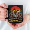 Daddy Bigfoot - Family Personalized Custom Black Mug - Gift For Dad, Grandpa Daddy Bigfoot - Family Personalized Custom Black Mug - Gift For Dad, Grandpa