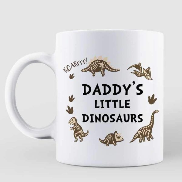 Daddy Little Dinosaur Personalized Mug