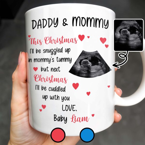 Daddy & Mommy Enjoy Your Last Christmas In Peace & Quiet - Personalized Custom Coffee Mug - XMAS095_MG Daddy & Mommy Enjoy Your Last Christmas In Peace & Quiet - Personalized Custom Coffee Mug - XMAS095_MG