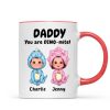 Daddy Mommy Grandpa Grandma You Are DINO-mite Dinosaur Kids Personalized Mug