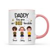 Daddy Mommy Grandpa Grandma You Are Un-BEE-lievable Personalized Mug