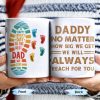 Daddy No Matter How Big We Get, Colorful Footprints - Personalized Custom Coffee Mug - DAD231_MG Daddy No Matter How Big We Get, Colorful Footprints - Personalized Custom Coffee Mug - DAD231_MG