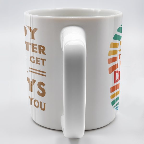 Daddy No Matter How Big We Get, Colorful Footprints - Personalized Custom Coffee Mug - DAD231_MG Daddy No Matter How Big We Get, Colorful Footprints - Personalized Custom Coffee Mug - DAD231_MG