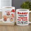 Daddy Thanks For Wiping Our Bum Personalized Coffee Mug Daddy Thanks For Wiping Our Bum Personalized Coffee Mug