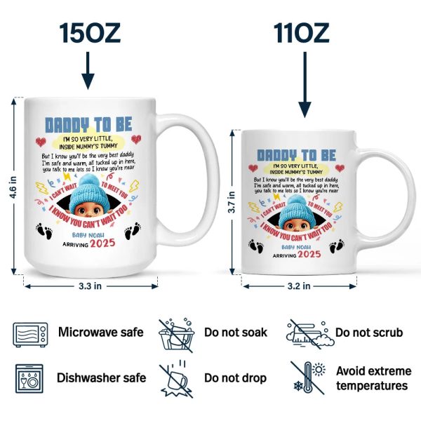 Daddy To Be - Personalized Mug Daddy To Be - Personalized Mug
