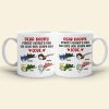 Daddy We Love You Everyday, Personalized White Mug, Funny Dad Gifts Daddy We Love You Everyday, Personalized White Mug, Funny Dad Gifts