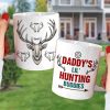 Daddy's Hunting Buddies, Personalized Coffee Mug For Hunting Dad, Father's Day Gift For Hunting Lovers Daddy's Hunting Buddies, Personalized Coffee Mug For Hunting Dad, Father's Day Gift For Hunting Lovers