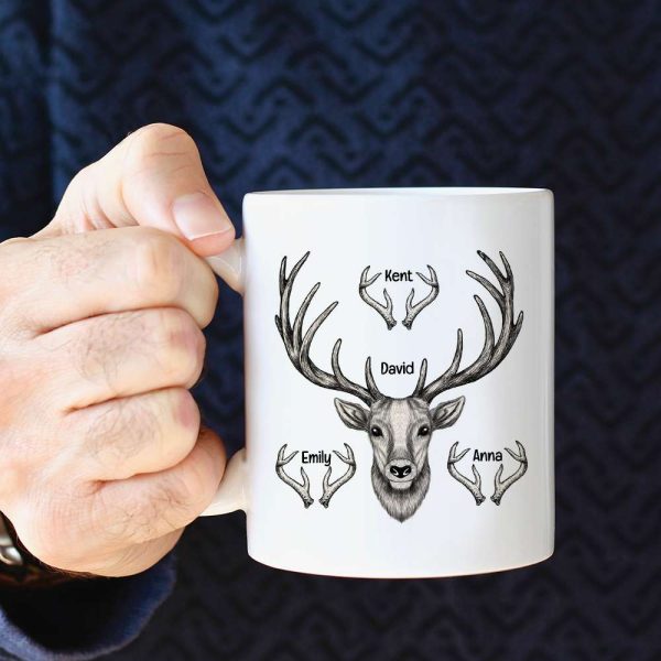 Daddy's Hunting Buddies, Personalized Coffee Mug For Hunting Dad, Father's Day Gift For Hunting Lovers Daddy's Hunting Buddies, Personalized Coffee Mug For Hunting Dad, Father's Day Gift For Hunting Lovers