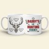 Daddy's Hunting Buddies, Personalized Coffee Mug For Hunting Dad, Father's Day Gift For Hunting Lovers Daddy's Hunting Buddies, Personalized Coffee Mug For Hunting Dad, Father's Day Gift For Hunting Lovers