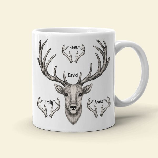 Daddy's Hunting Buddies, Personalized Coffee Mug For Hunting Dad, Father's Day Gift For Hunting Lovers Daddy's Hunting Buddies, Personalized Coffee Mug For Hunting Dad, Father's Day Gift For Hunting Lovers