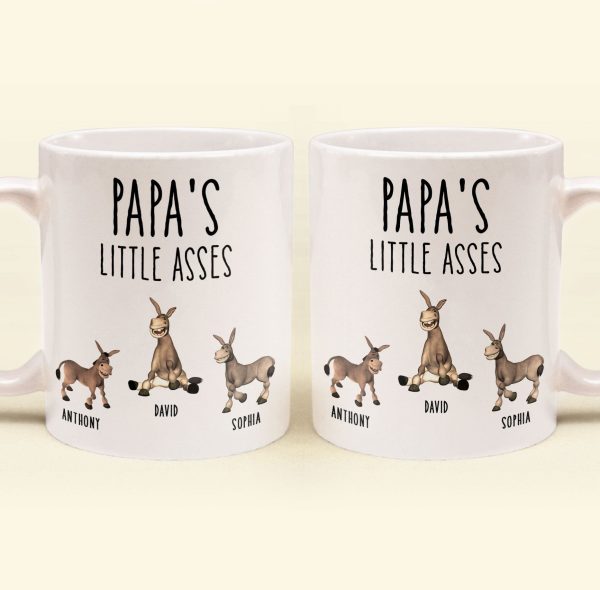 Daddy's Little Asses - Custom Title - Gifts For Mommy, Dad, Papa - Personalized Mug Daddy's Little Asses - Custom Title - Gifts For Mommy, Dad, Papa - Personalized Mug