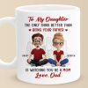 Daddy's Little Girl Forever - Family Personalized Custom Mug - Gift For Dad, Daughter Daddy's Little Girl Forever - Family Personalized Custom Mug - Gift For Dad, Daughter