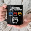 Daddy's Little Teammates Personalized Mugs, Father's Day Gift for Gamer Dads Daddy's Little Teammates Personalized Mugs, Father's Day Gift for Gamer Dads