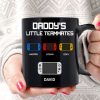 Daddy's Little Teammates Personalized Mugs, Father's Day Gift for Gamer Dads Daddy's Little Teammates Personalized Mugs, Father's Day Gift for Gamer Dads