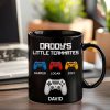 Daddy's Little Teammates Personalized Mugs, Father's Day Gift for Gamer Dads Daddy's Little Teammates Personalized Mugs, Father's Day Gift for Gamer Dads