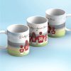 Daddy's Team Baseball Family Sitting Personalized AOP Mug, Perfect Gift For Dad, Grandpa, Husband