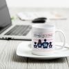Daddy's Team Baseball Family Sitting Personalized Mug, Gift For Dad, Grandpa, Husband