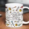 Daddy's Team Fist Bump, 3D Inflated Personalized Mug, Father's Day Gift For Dad